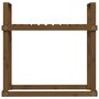 Voir la diapositive 5 : VIDAXL Support bois de chauffage Marron miel 110x35x108,5 cm Bois pin