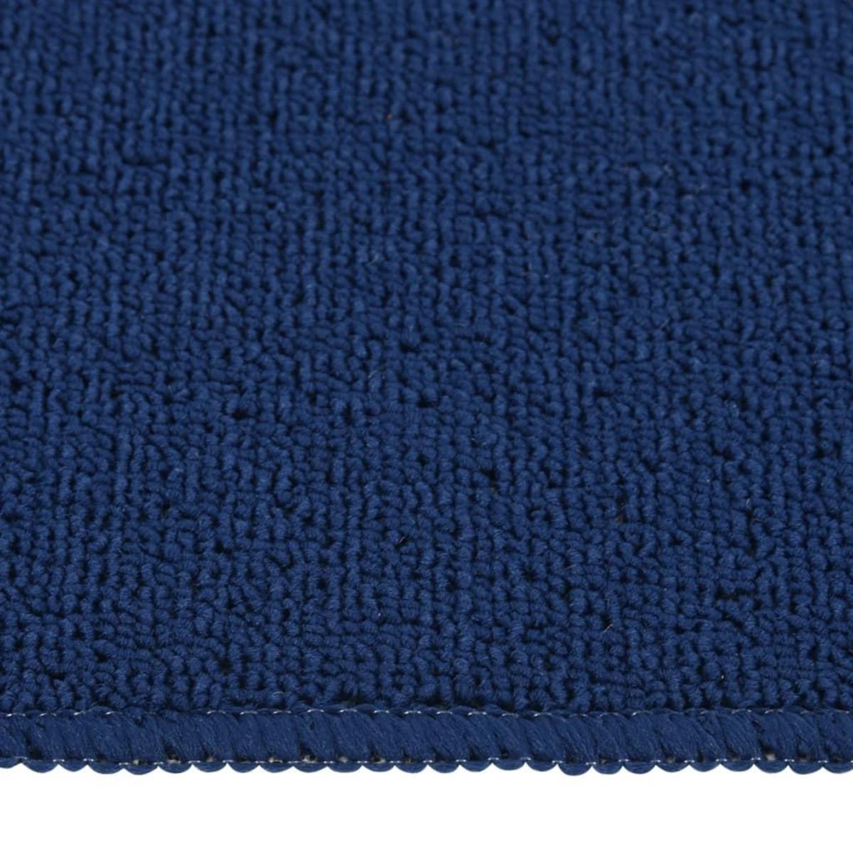 VIDAXL Tapis d'escalier 15 pcs 60x25 cm Bleu marine Rectangulaire