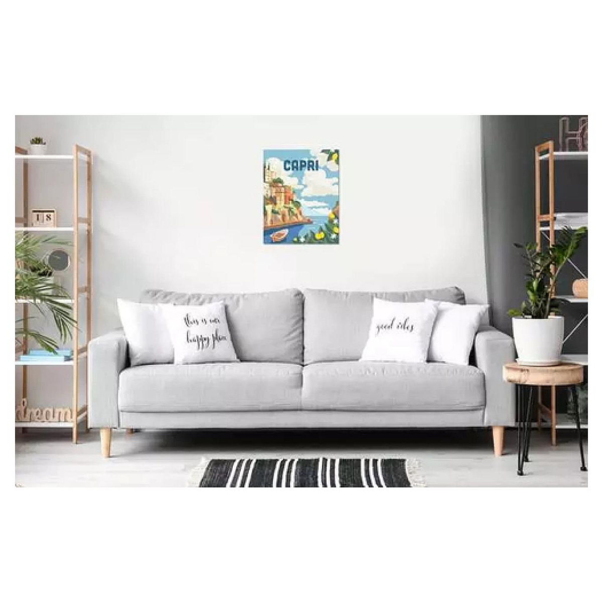 Voir la diapositive 3 : RAVENSBURGER – CreArt 24x30 cm – Adulte – Peinture par numéros – Capri