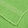 Voir la diapositive 6 : VIDAXL Serviettes de douche 10 pcs vert pomme 70x140 cm 100% coton