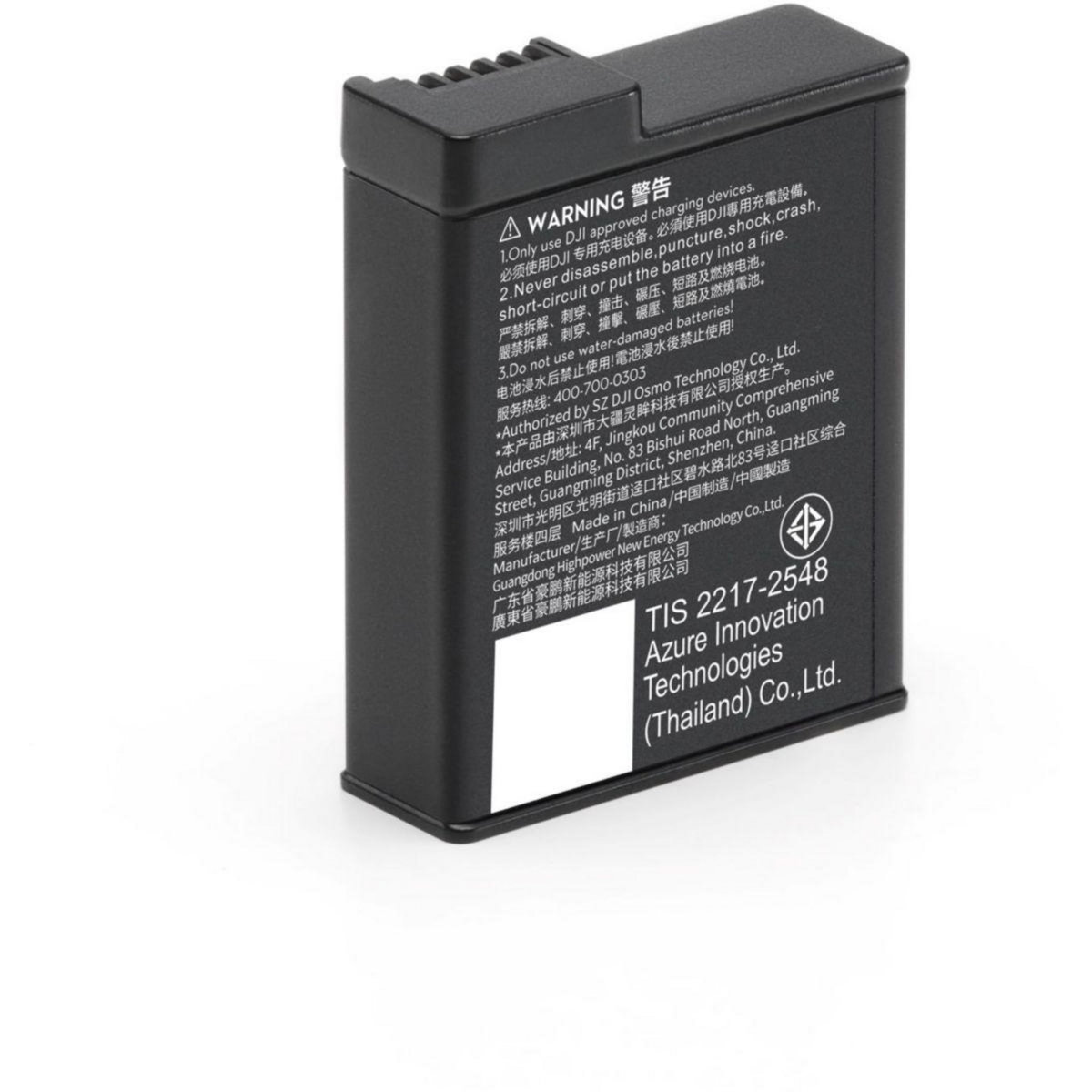 DJI Batterie caméra sport Osmo Action Extreme Battery Plus 1950mAh