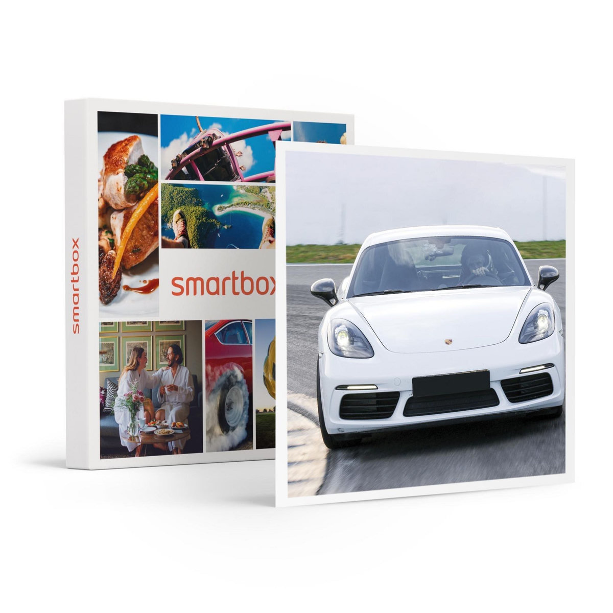 Smartbox Stage de pilotage : 4 tours sur le circuit de Dijon-Prenois au volant d'une Porsche Cayman - Coffret Cadeau Sport & Aventure