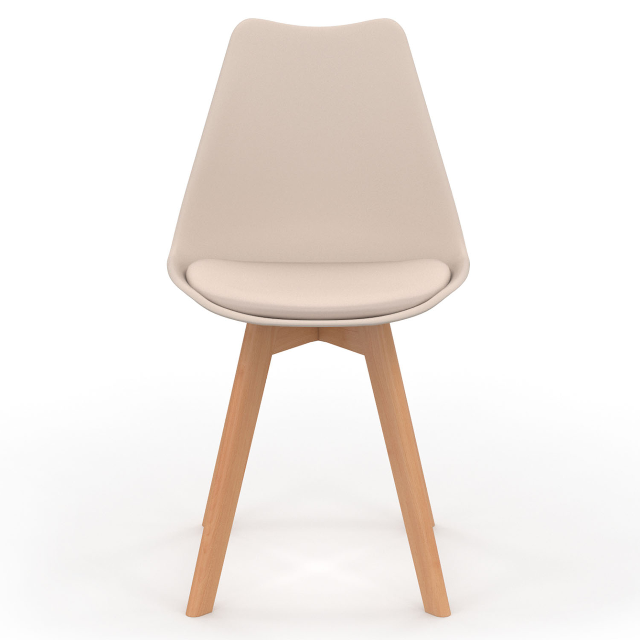 Voir la diapositive 3 : ID MARKET Lot de 8 chaises scandinaves sara mix color gris foncé x2, terracotta x3, beige x3