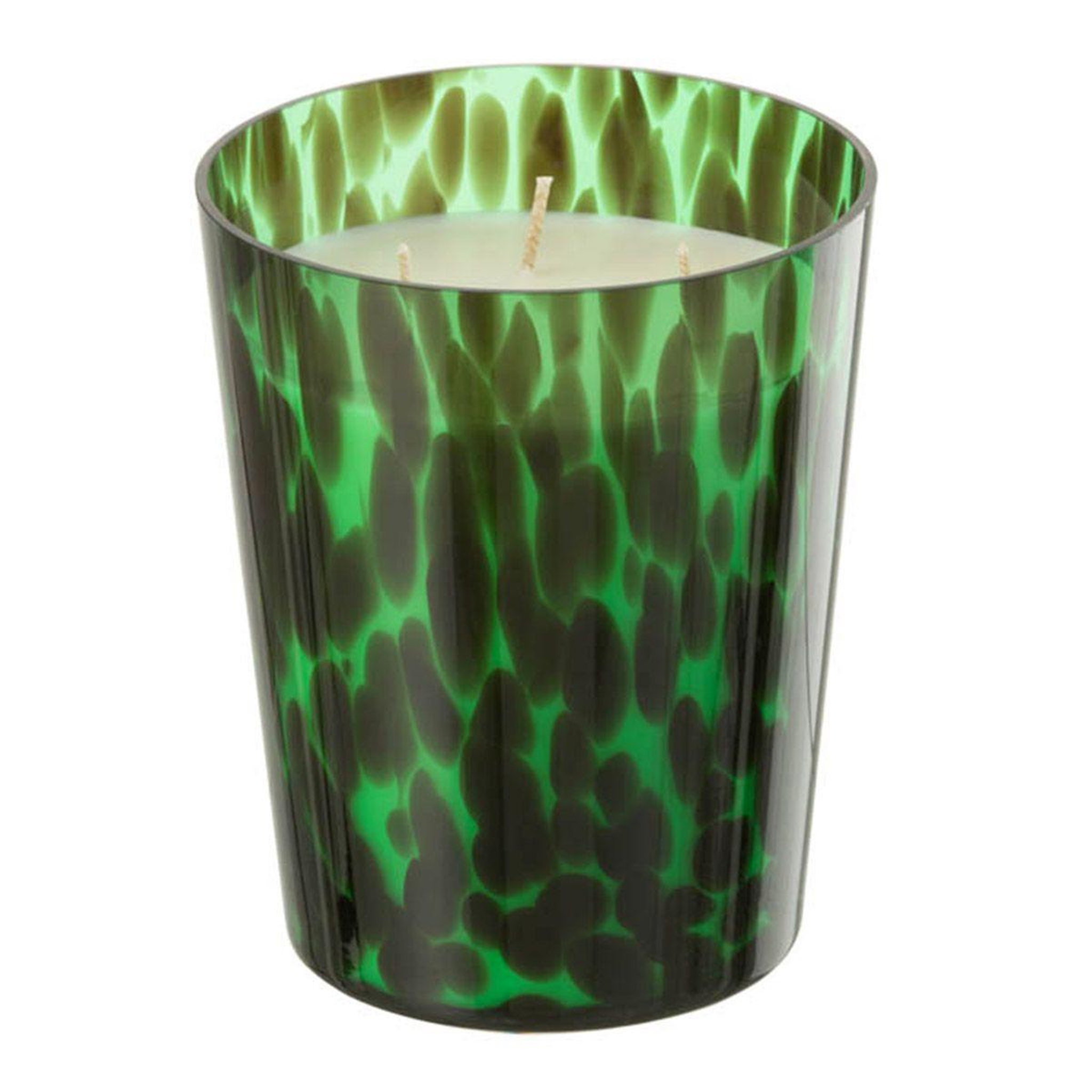 J-LINE Bougie parfumée  noa  16cm bois de santal vert