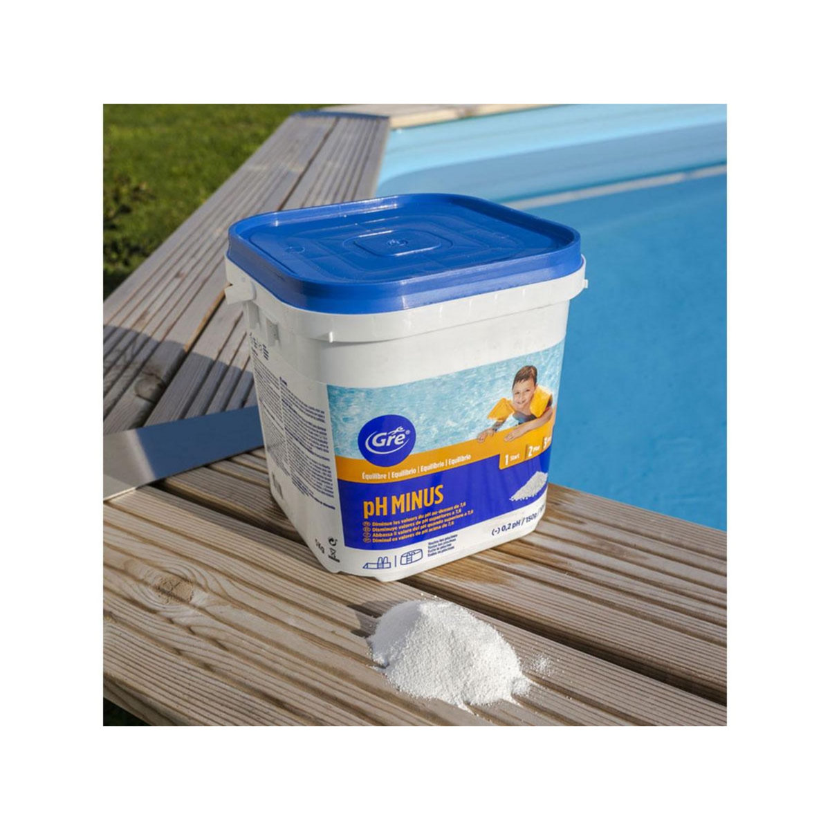 GRE pH moins granulés 5 kg - Gré