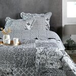 Lovely Casa Couvre lit boutis réversible 240x220 avec 2 taies OTAVIA