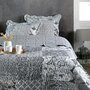 Voir la diapositive 1 : Lovely Casa Couvre lit boutis réversible 240x220 avec 2 taies OTAVIA