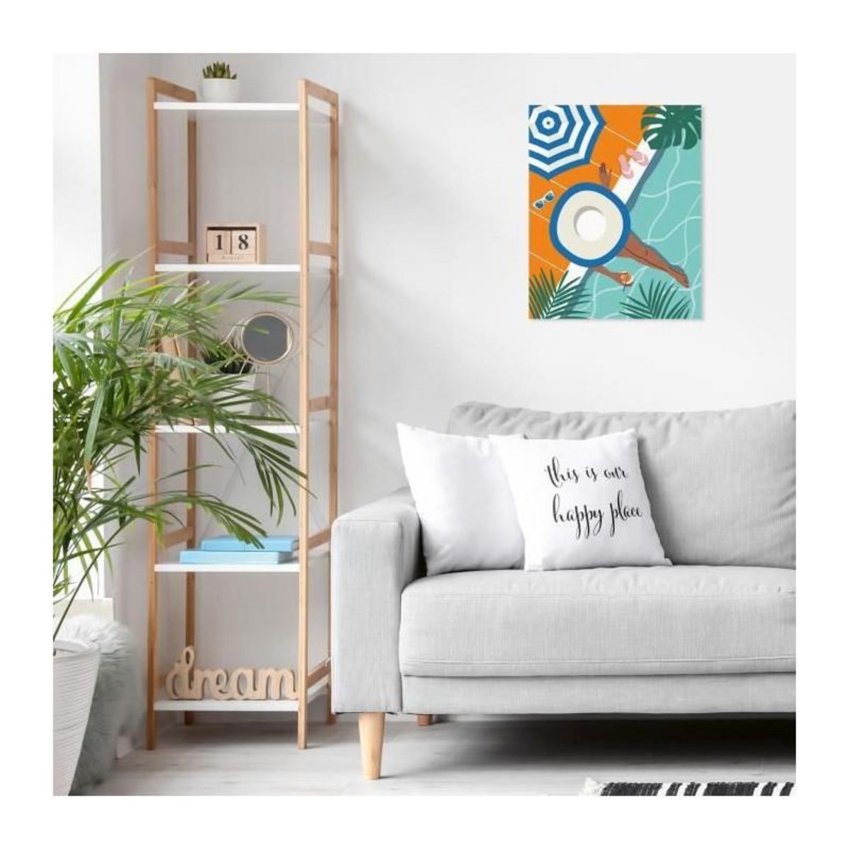 RAVENSBURGER CreArt 24x30 cm Pool Time, Adulte, Peinture par numéros, 25523, Ravensburger