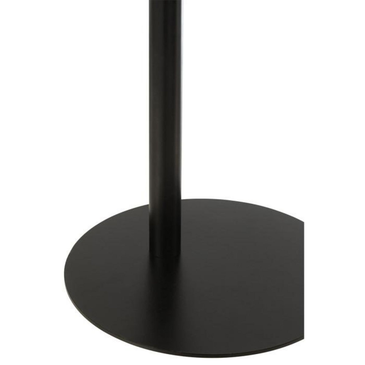Paris Prix Table d'Appoint en Métal  Ice  55cm Noir
