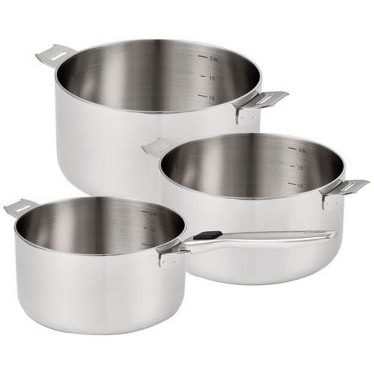 Beka Série de 3 casseroles inox 16/18/20cm - 101210