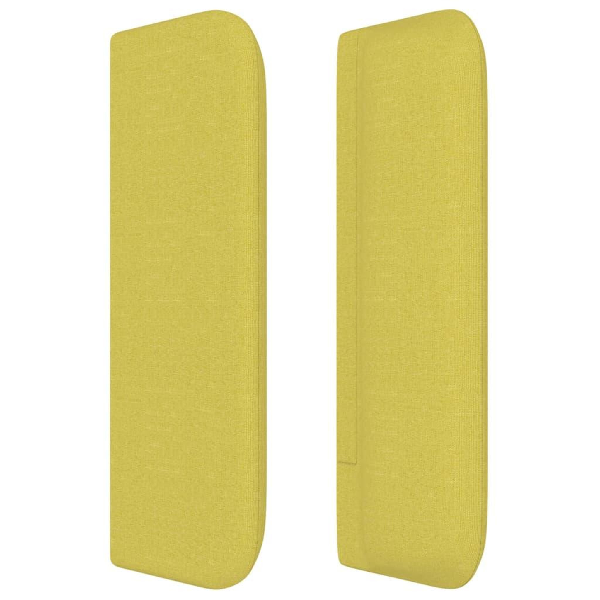 Voir la diapositive 4 : VIDAXL Tete de lit avec oreilles Vert 147x16x78/88 cm Tissu