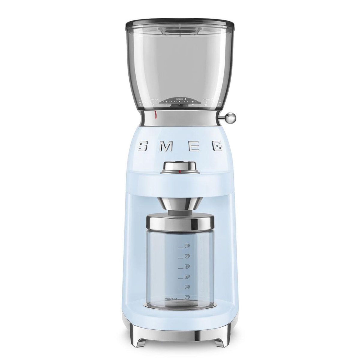 SMEG Moulin à café 350g 150w bleu azur - cgf01pbeu
