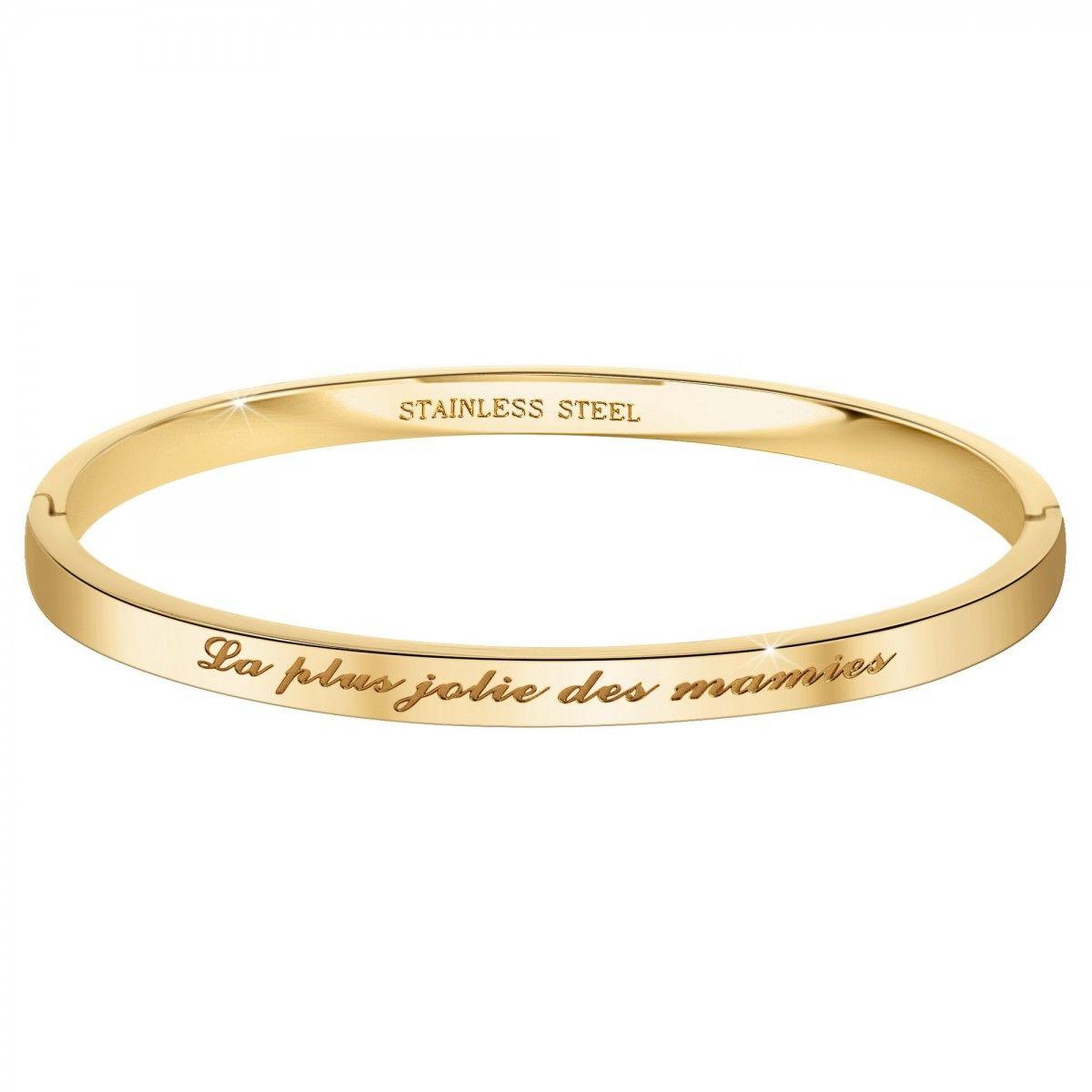 SC CRYSTAL La plus jolie des mamies - Bracelet SC Crystal en Acier Finement doré