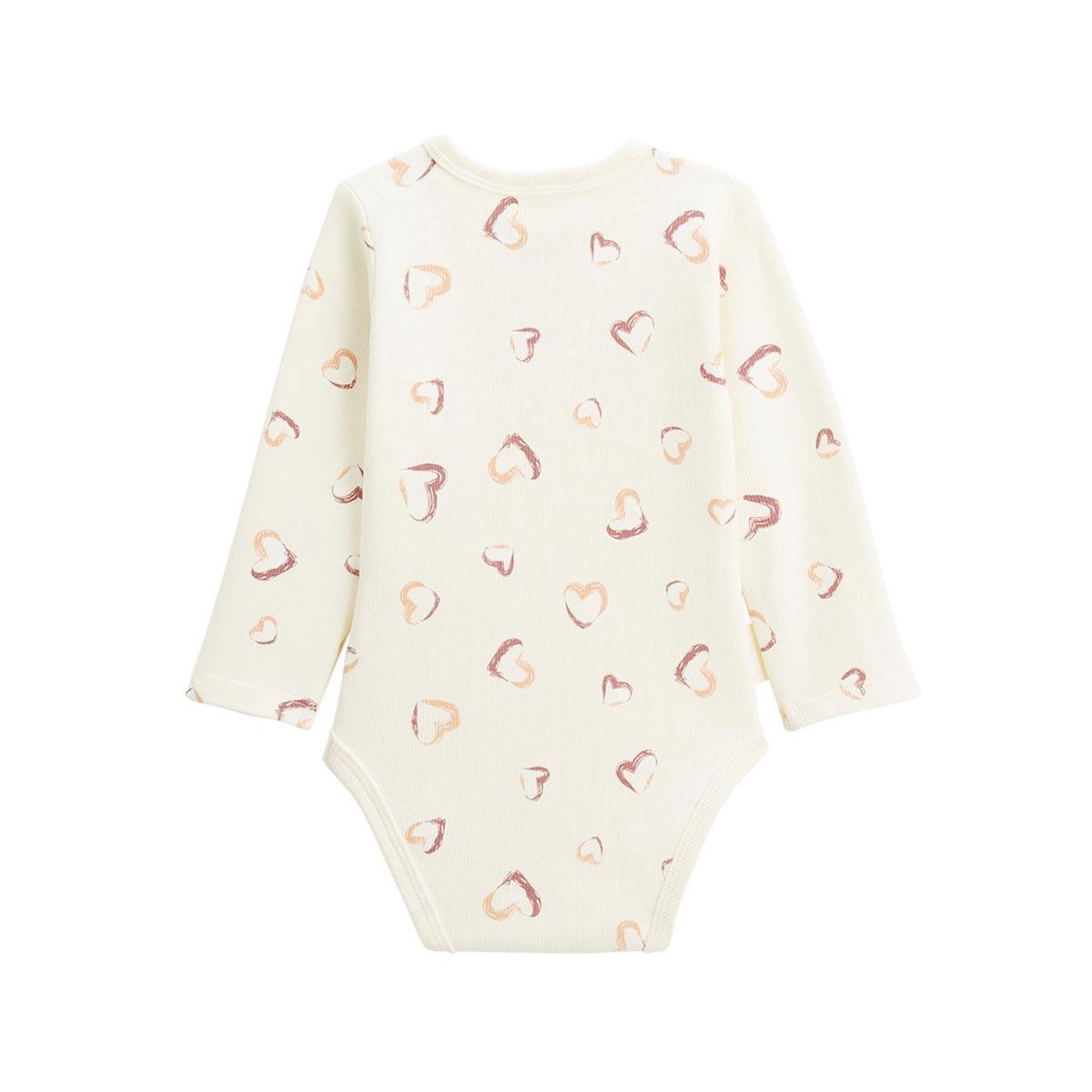 Petit Béguin Lot de 2 bodies bébé manches longues Matcha