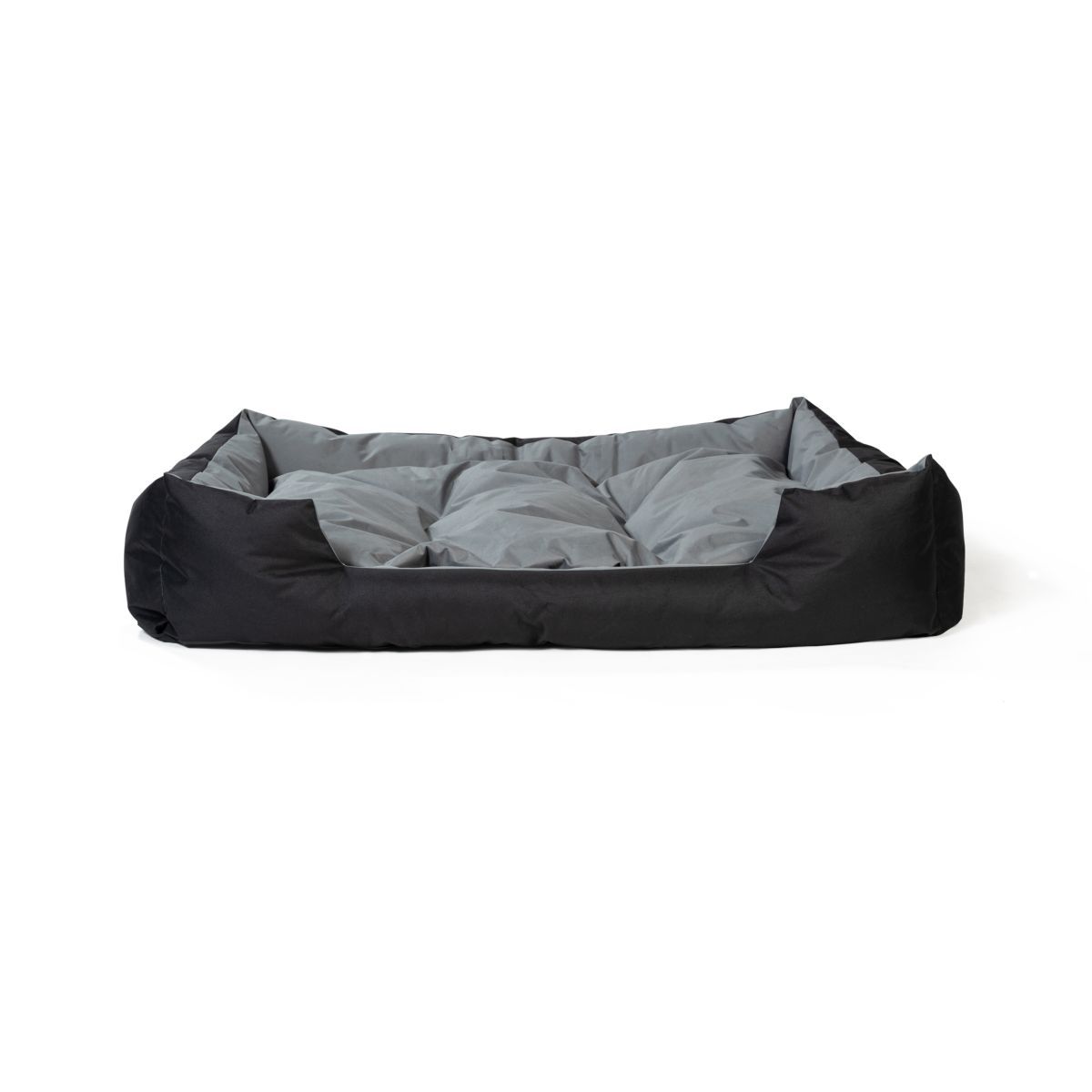 Idomya E. Coussin panier pour chien 120 x 190 cm noir et gris 
