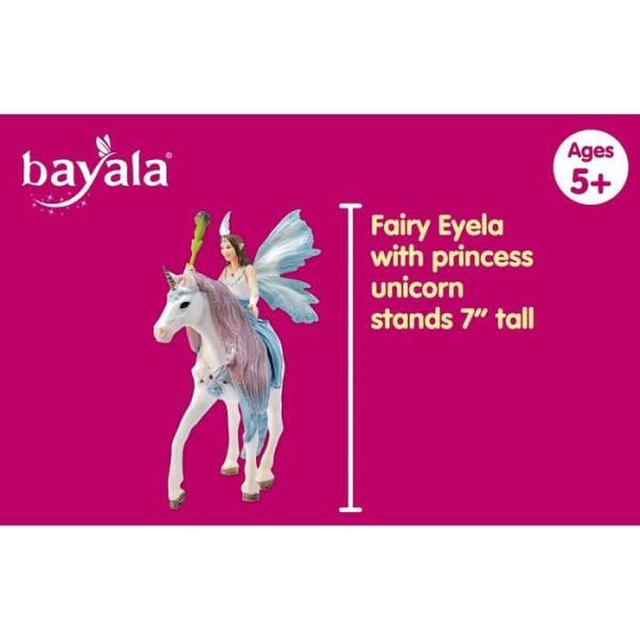 Voir la diapositive 4 : Schleich Coffret de Figurines Fée Eyela avec Jouet Licorne de Princesse - Princesse Volante avec Figurine Licorne et Baguette Magique -