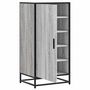 Voir la diapositive 5 : VIDAXL Etagere a chaussures sonoma gris 48x38x97,5 cm bois ingenierie