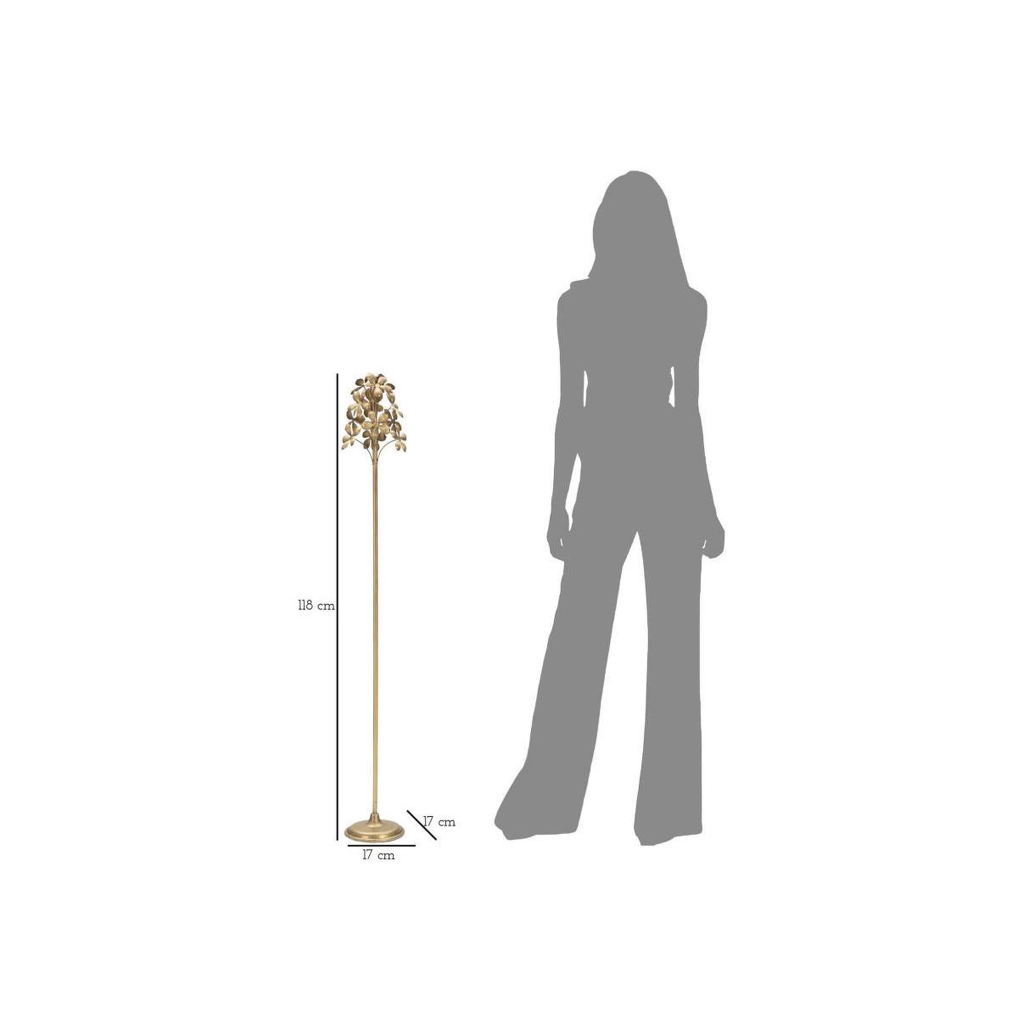 Voir la diapositive 6 : Paris Prix Bougeoir design en métal  flowy  118cm or
