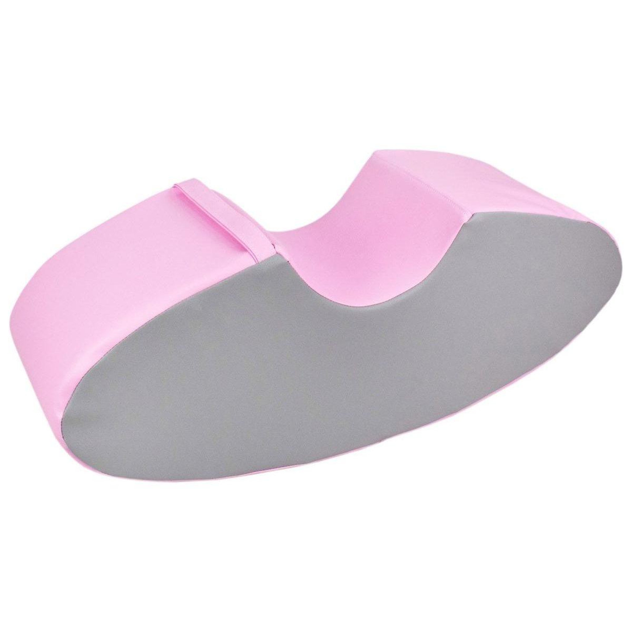 VELINDA Balancelle à bascule Bean Rocker — blanc, rose clair, gris