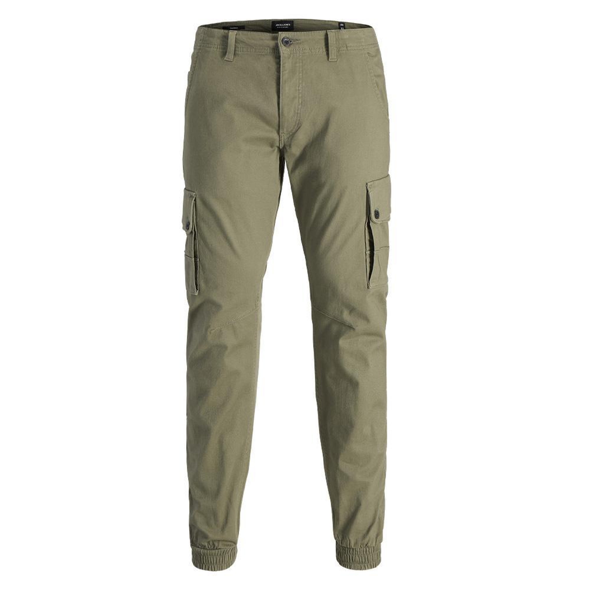 Voir la diapositive 2 : Jack & Jones Pantalon cargo kaki fluide garçon jack & jones paul 111