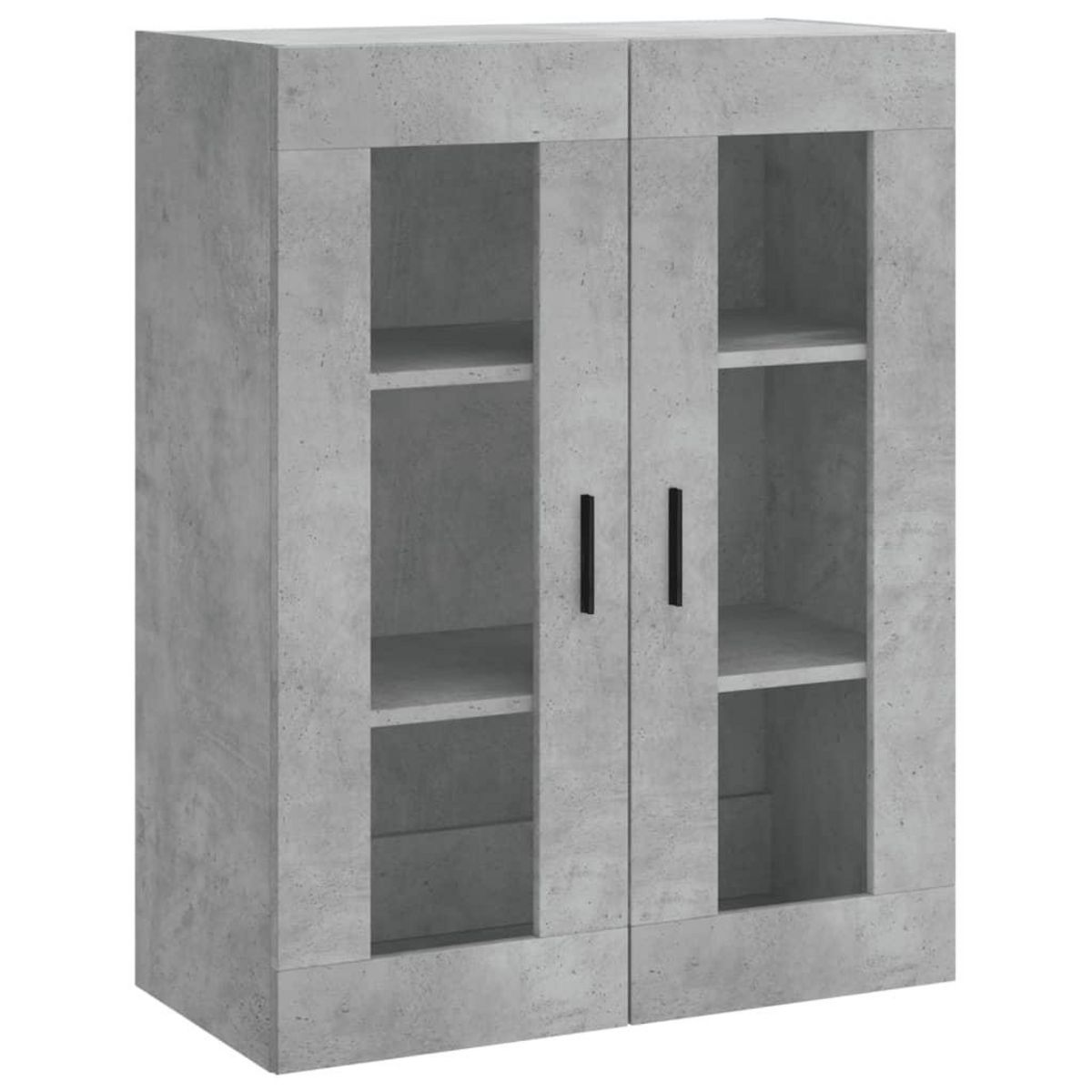 VIDAXL Buffet haut Gris beton 69,5x34x180 cm Bois d'ingenierie