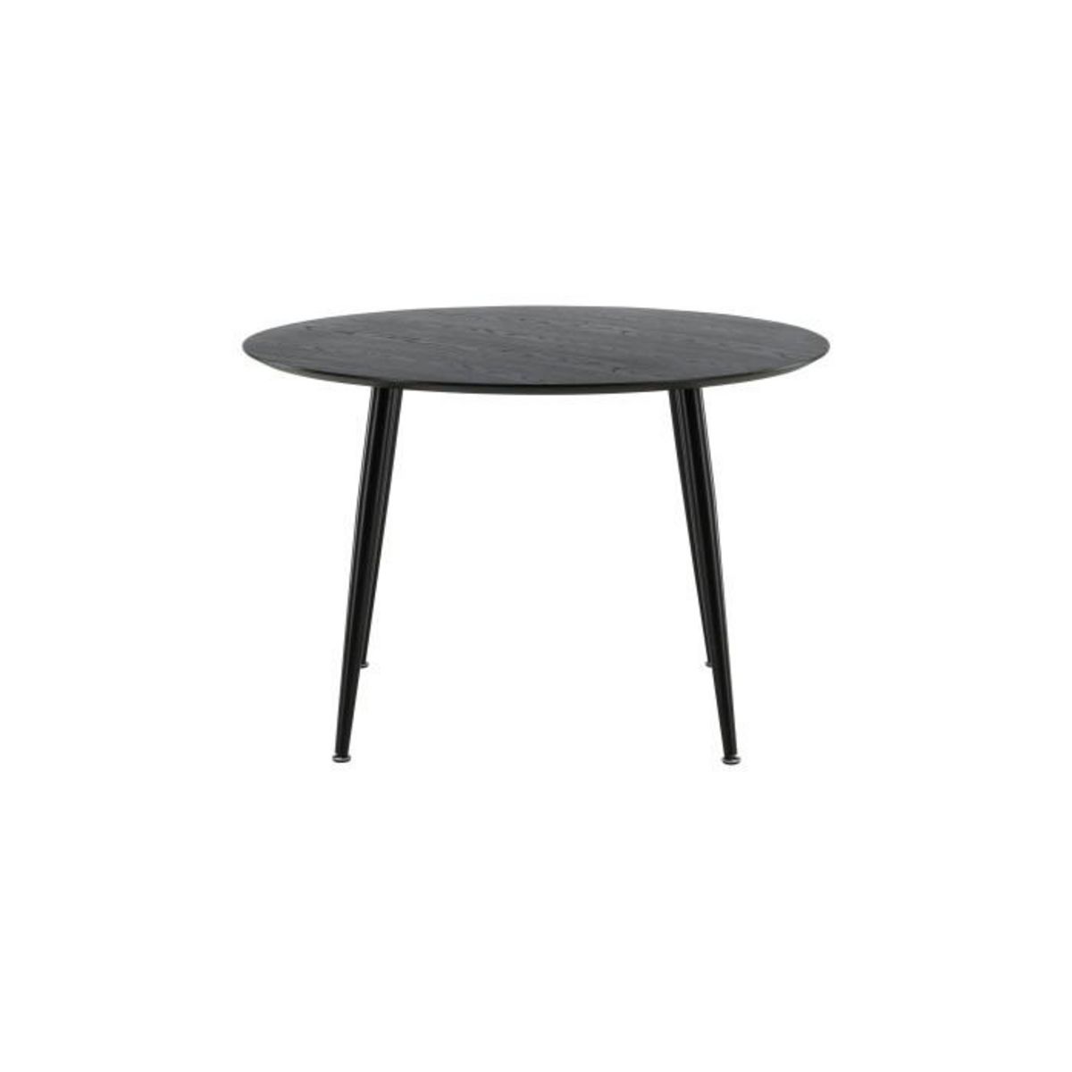 Paris Prix Table à Manger Ronde  Dipp  115cm Noir