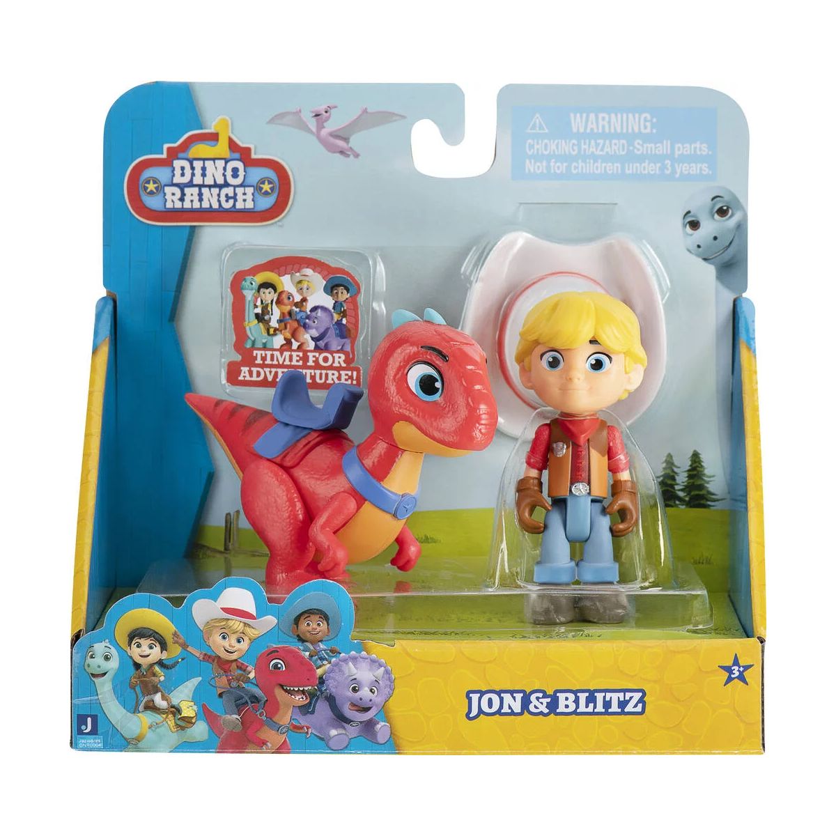 JAZWARES Figurines Dino Ranch x2