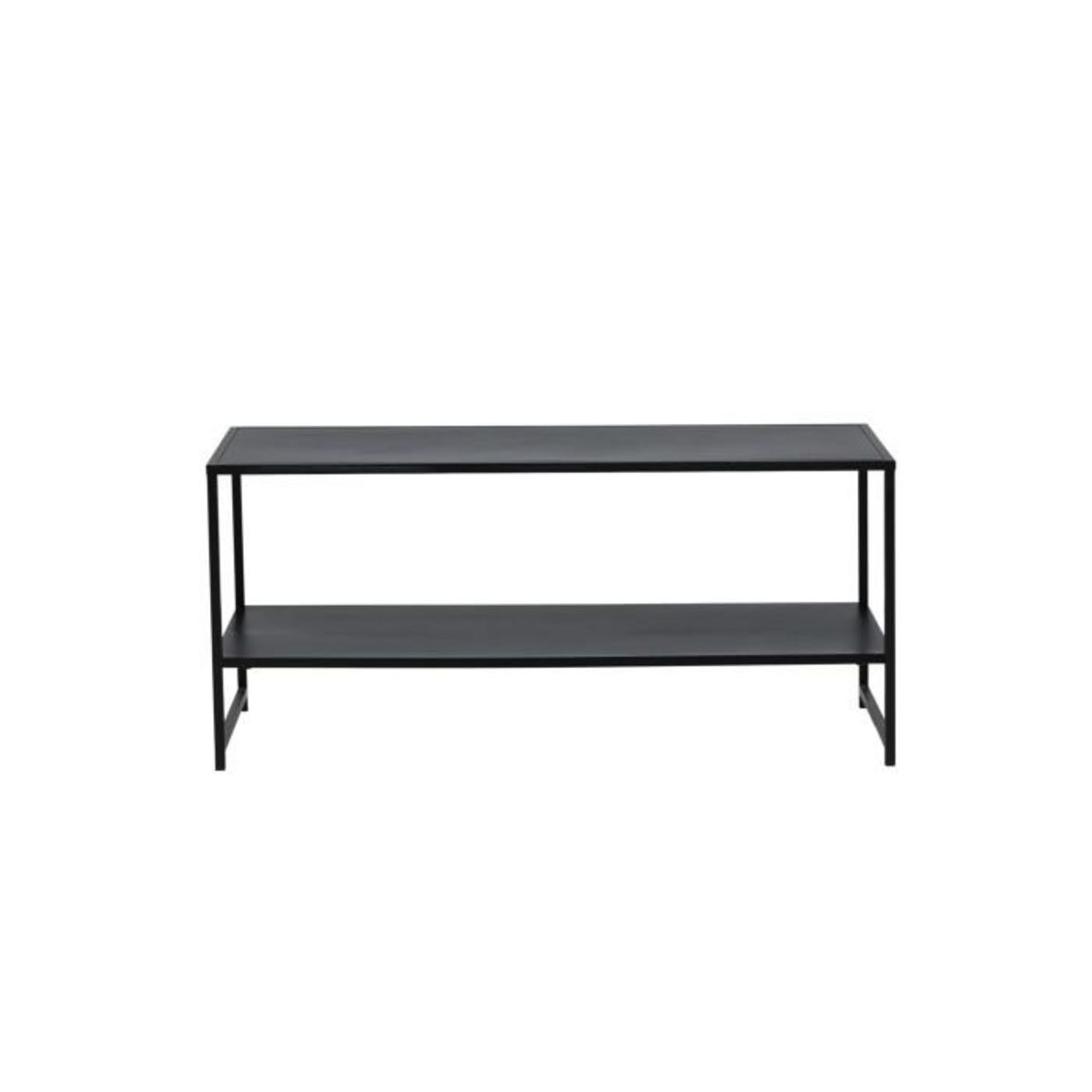 Paris Prix Table Basse Avec Étagère  Staal  102cm Noir