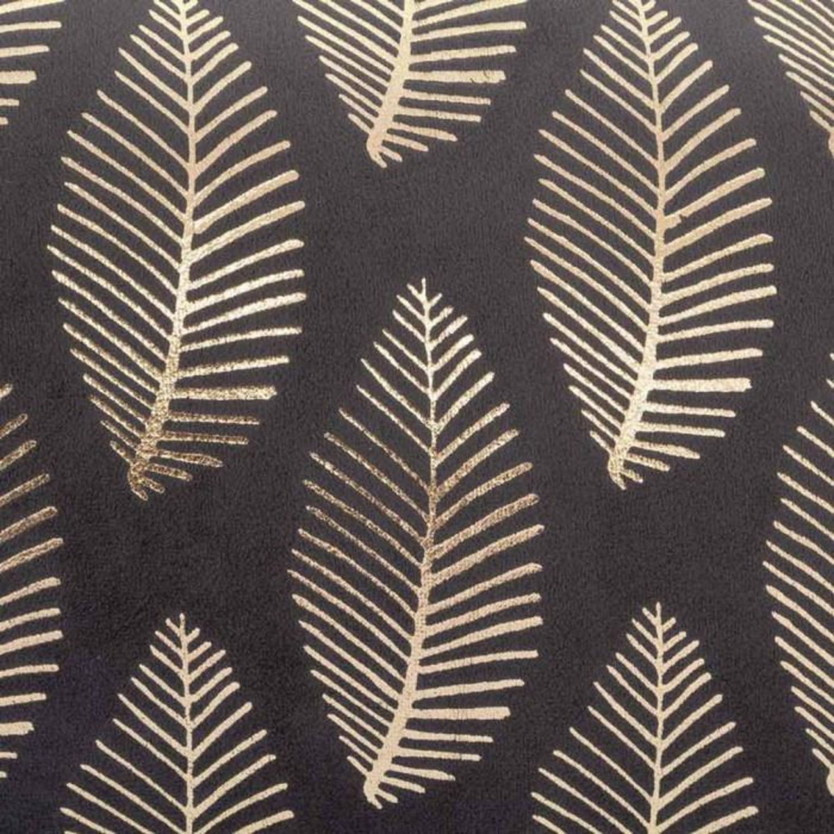 ATMOSPHERA Coussin Déhoussable Velours  Tropicor  40x40cm Gris