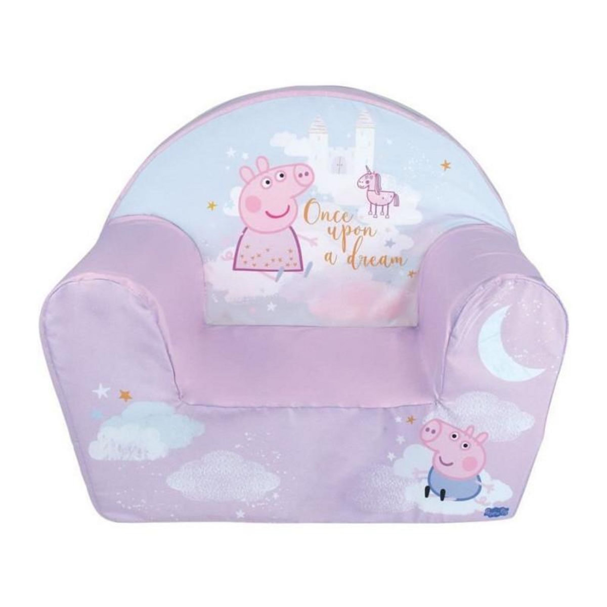 Fun House FUN HOUSE Peppa Pig Fauteuil Club - l.52 x P.33 x H.42 cm - Pour enfant origine France garantie