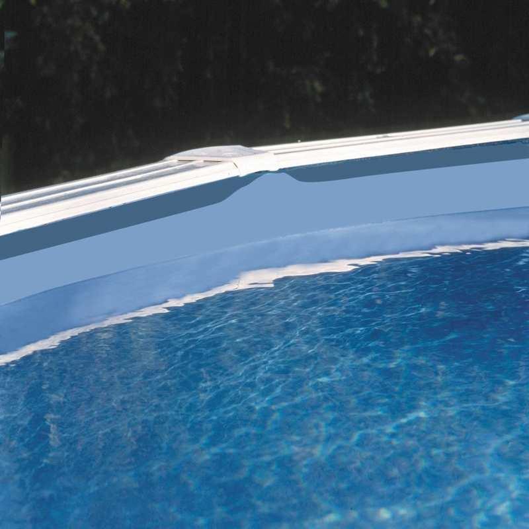 GRE Liner uni bleu pour piscine Ø3m x H: 0,65m- 20/100e - Système Overlap