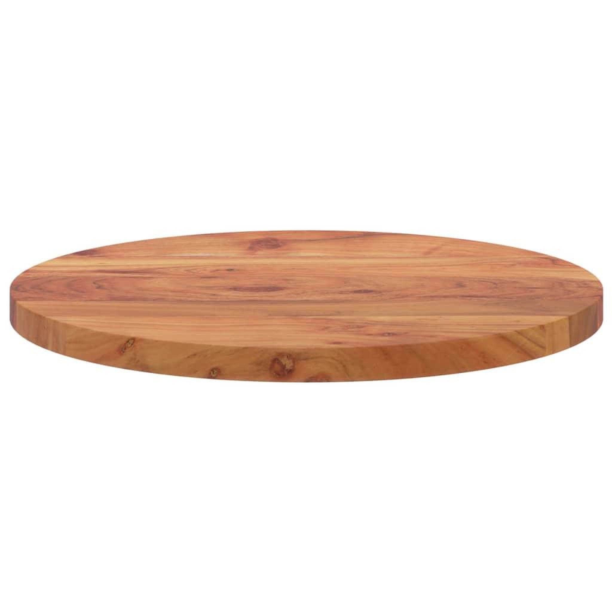 Voir la diapositive 4 : VIDAXL Dessus de table Ø50x2,5 cm rond bois massif d'acacia