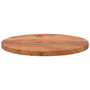 Voir la diapositive 4 : VIDAXL Dessus de table Ø50x2,5 cm rond bois massif d'acacia