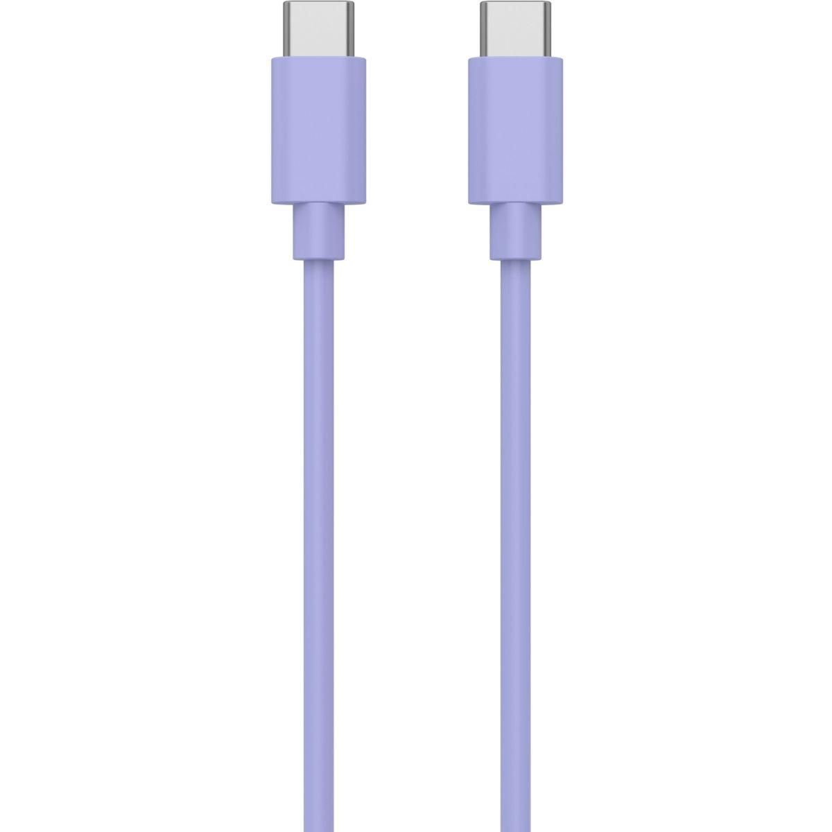 ESSENTIEL B Câble USB C 1M vers USB-C violet