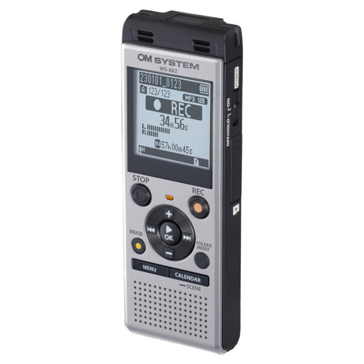 OM SYSTEM Dictaphone Om System WS 882 (4GB) Stereo + ME52 Uni directional Microphone