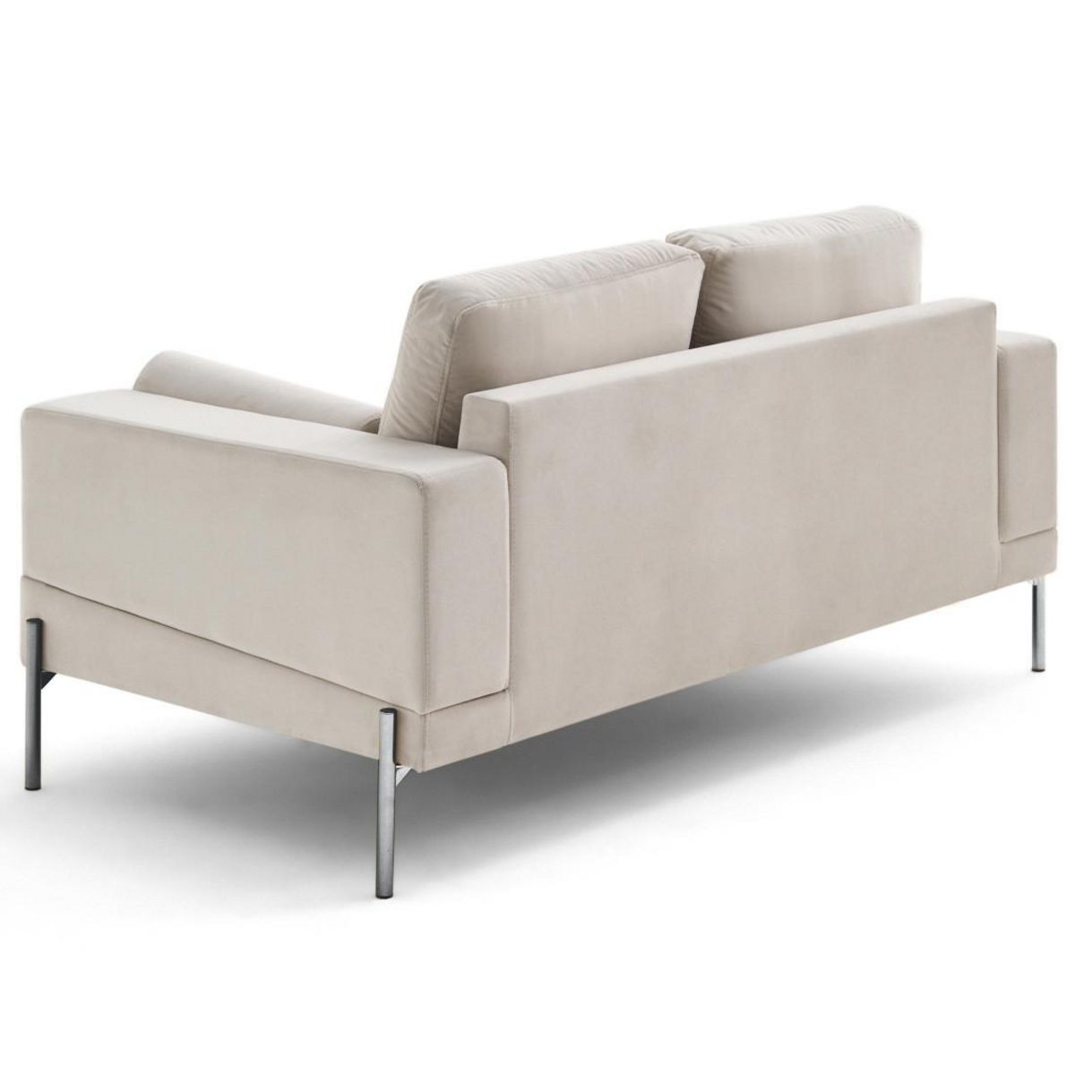 LISA DESIGN Isaure - canapé droit 2 places en velours