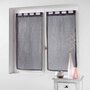 Voir la diapositive 1 : Paris Prix Paire de Voilages  Filiane  90x120cm Anthracite