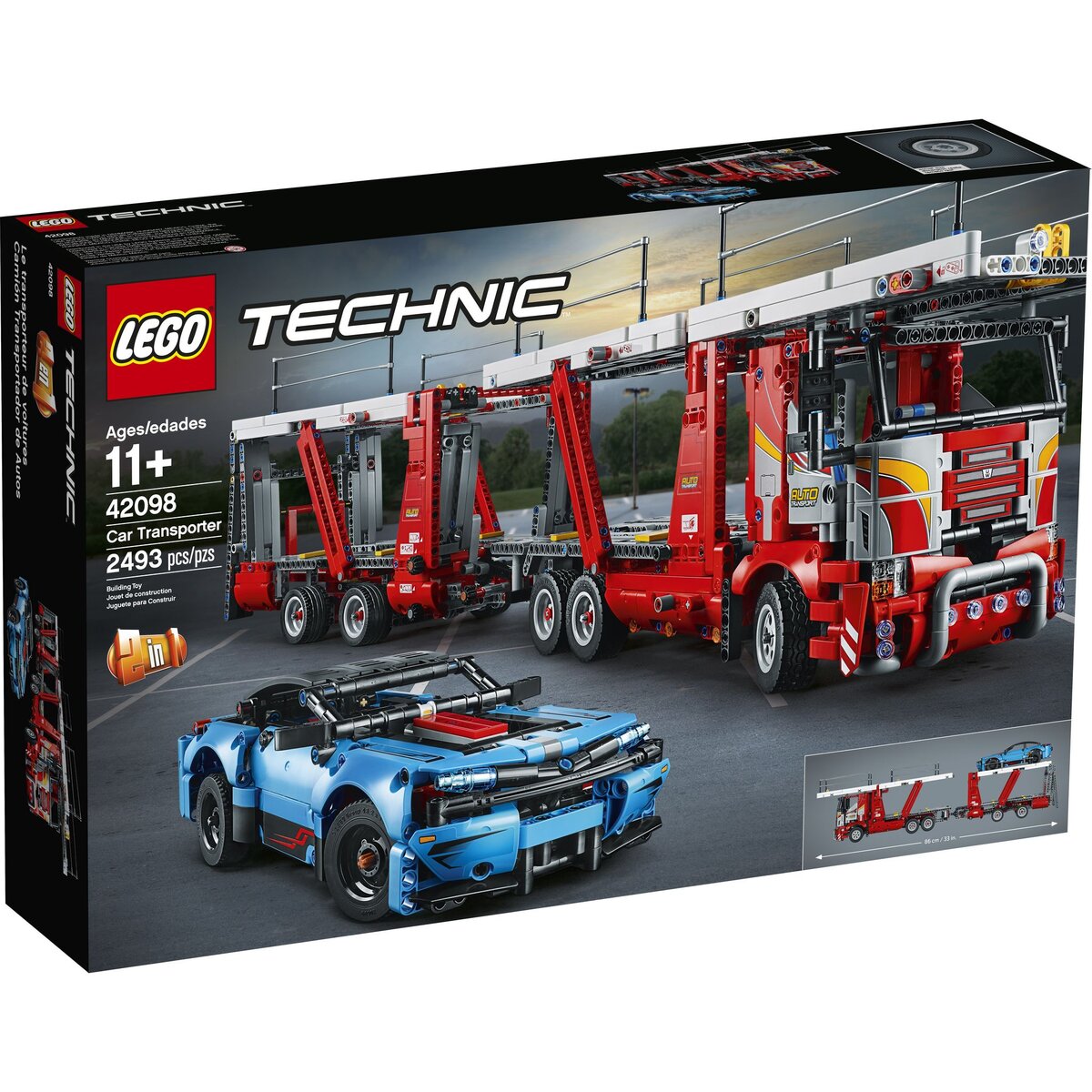 LEGO Technic 42098 - Le transporteur de voitures