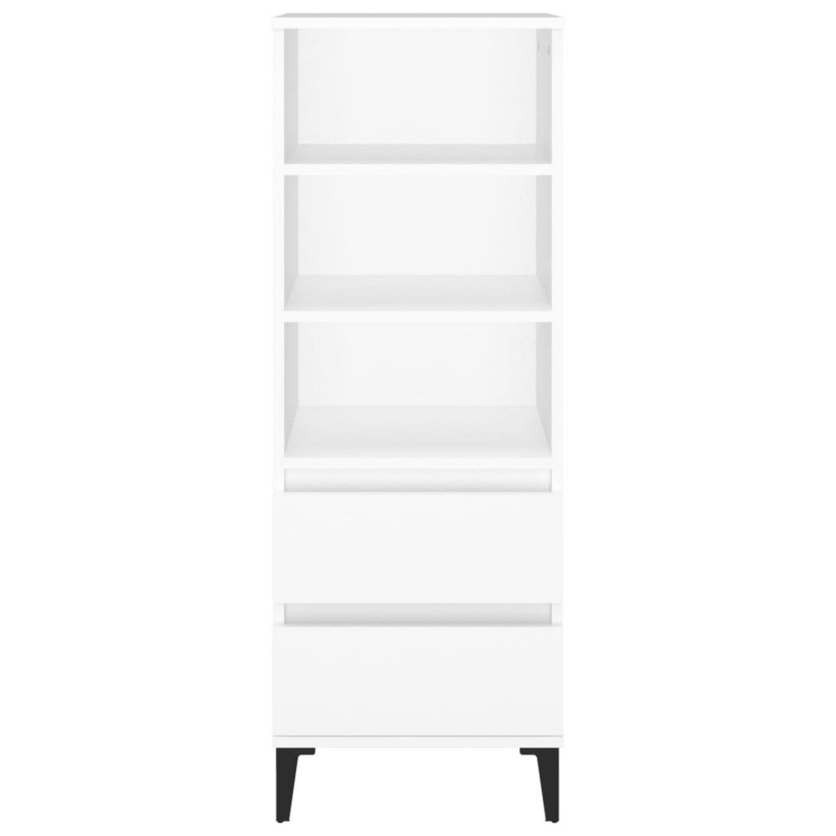VIDAXL Buffet haut Blanc 40x36x110 cm Bois d'ingenierie