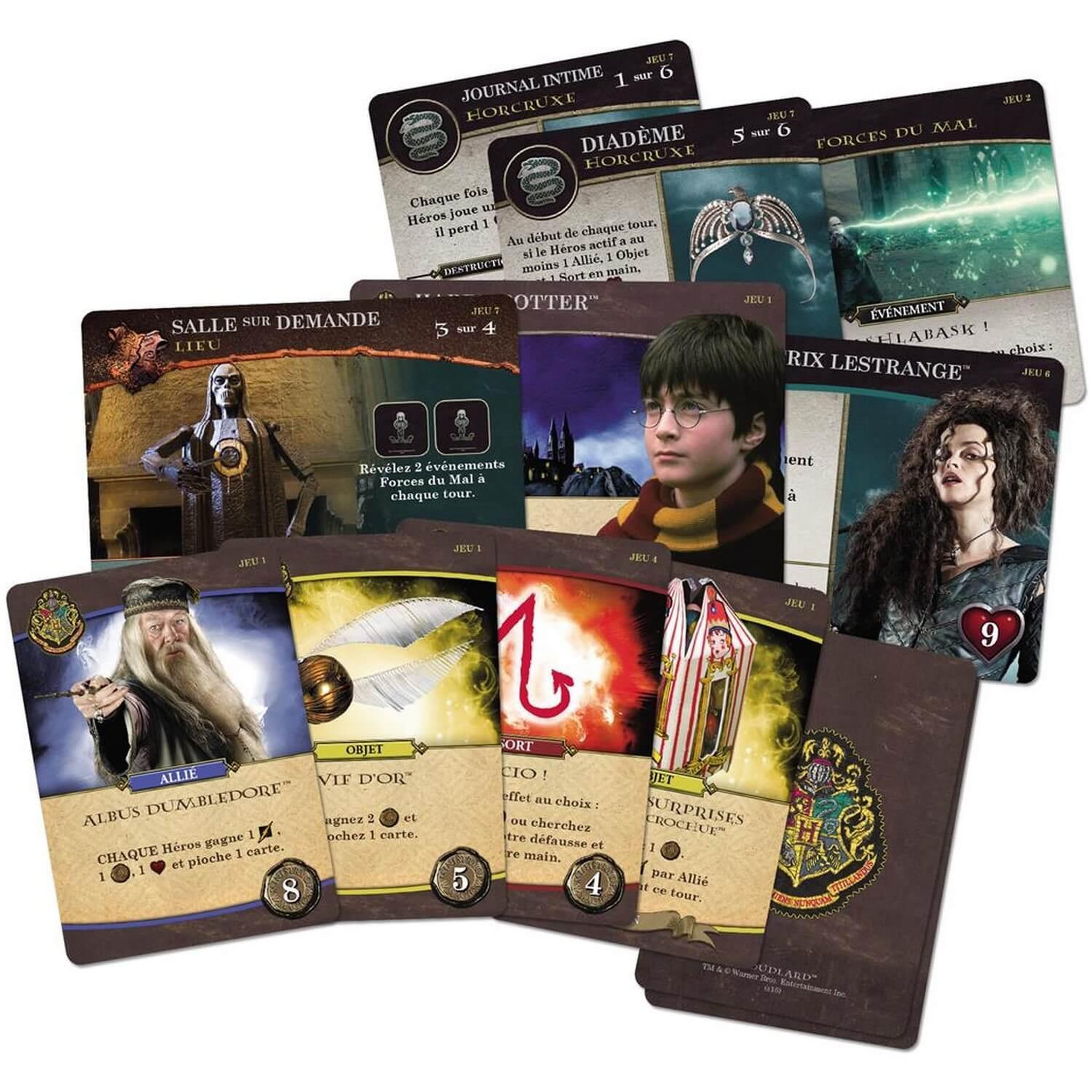 Voir la diapositive 2 : Asmodee HARRY POTTER : BATAILLE À POUDLARD, Papeterie
