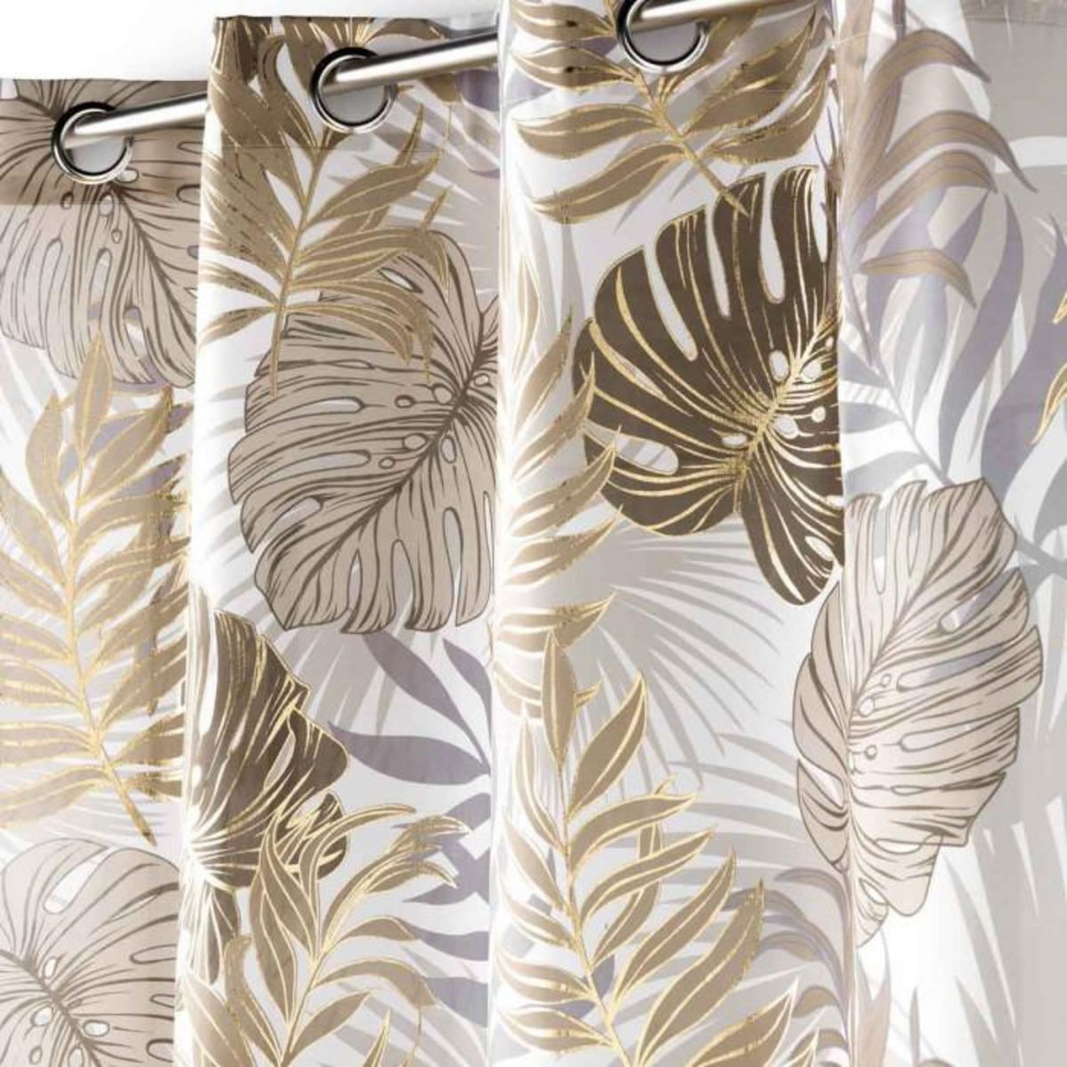 Paris Prix Rideau à Œillets  Mogador  140x280cm Beige