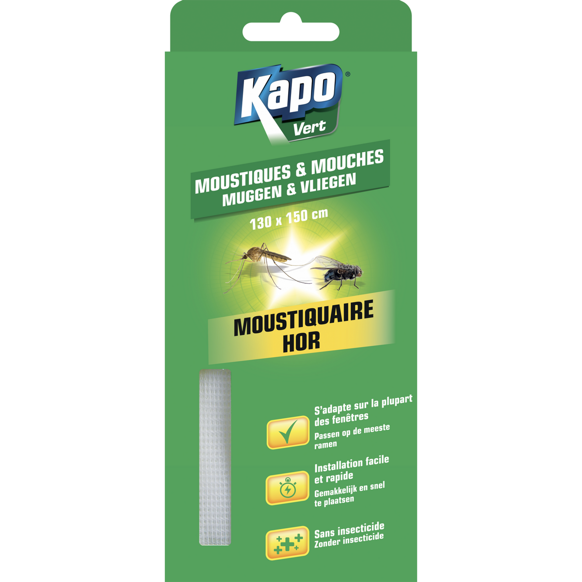 Kapo Moustiquaire anti-insectes, boîte KAPO