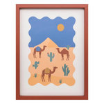 Atmosphera Kids Tableau Imprimé Encadré  Marrakech  30x40cm Multicolore