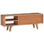 Voir la diapositive 4 : VIDAXL Meuble TV Bois d'acacia avec portes sculptees 117 x 30 x 40 cm