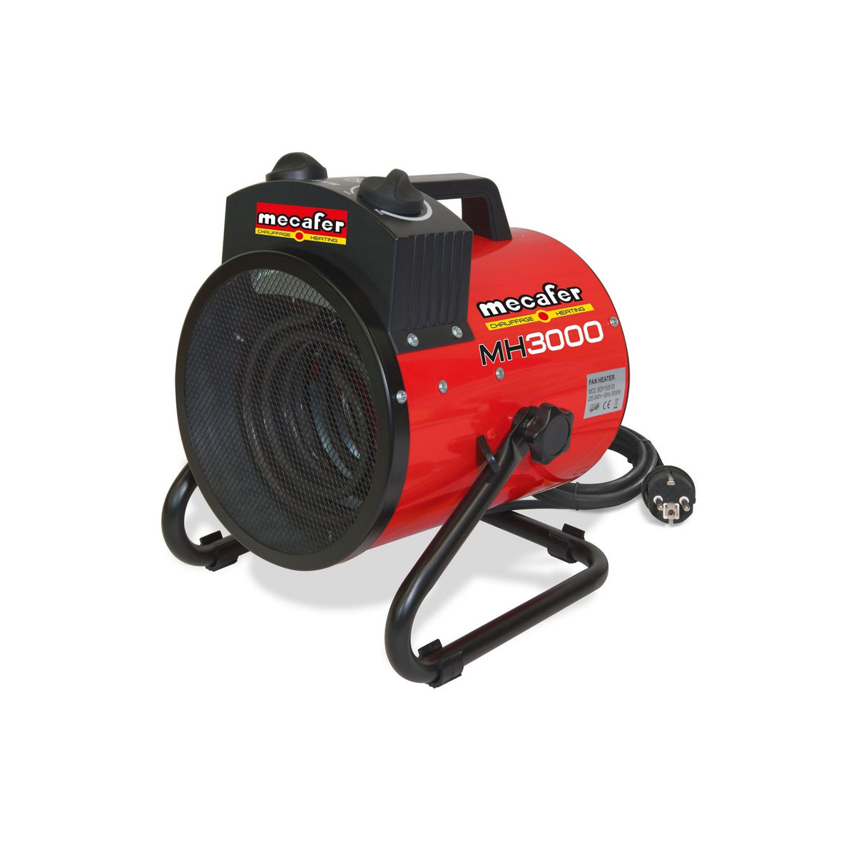 MECAFER Chauffage d'atelier soufflant - 3000W