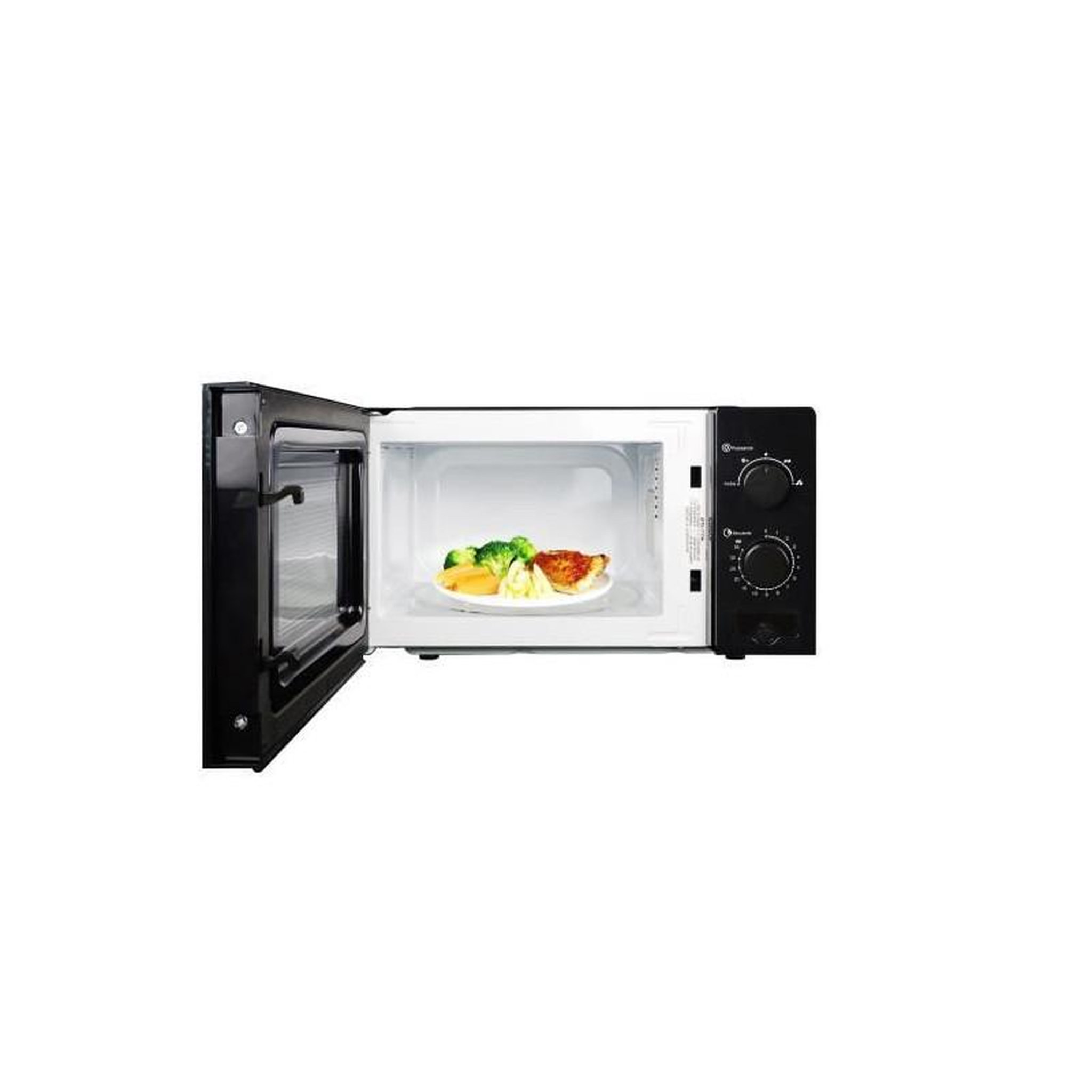 Voir la diapositive 2 : OCEANIC Micro-ondes OCEANIC MO20B11 Noir l 45,4 x H26,1 x P32,6 cm - 20L