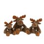 Voir la diapositive 2 : Paris Prix Peluche Enfant Renne Assis  Prancer  32cm Marron