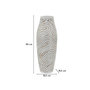 Voir la diapositive 5 : Paris Prix Vase Design en Résine  Oblix  50cm Blanc