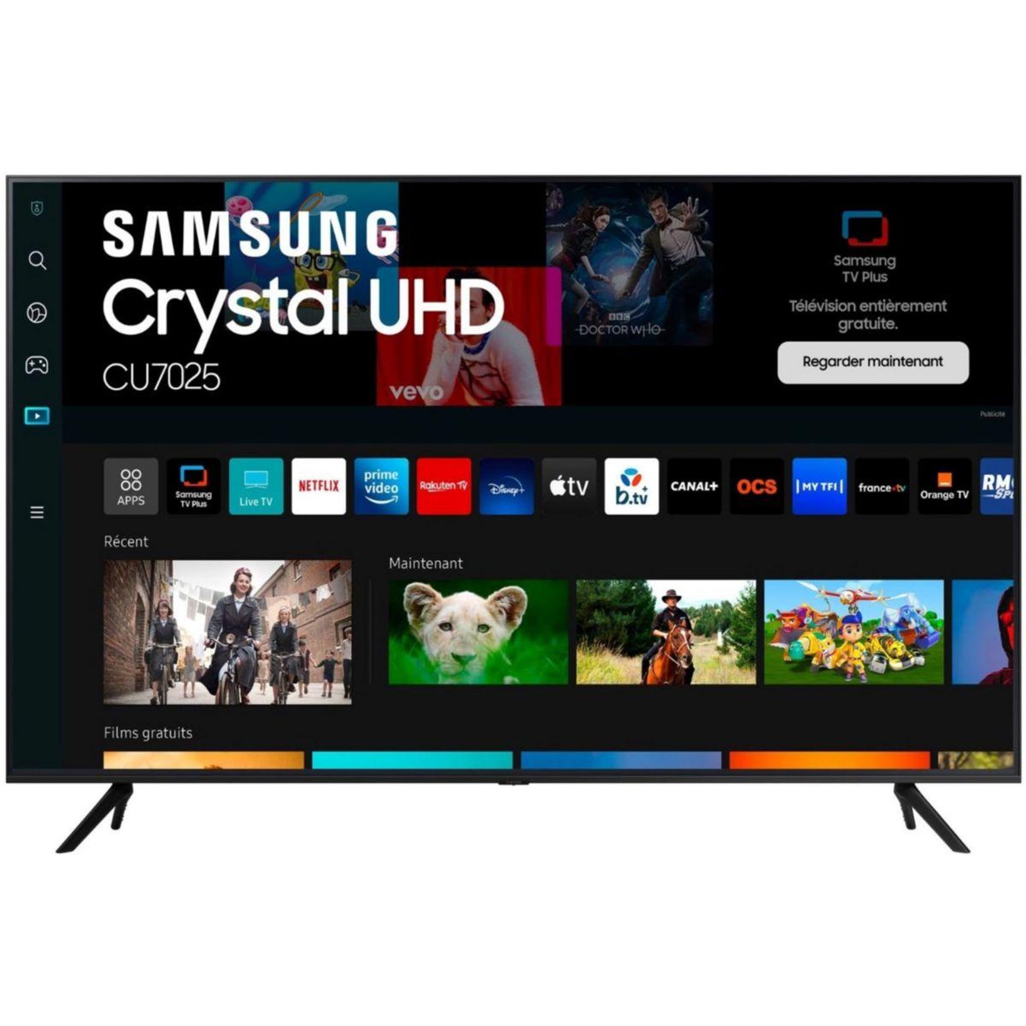 Voir la diapositive 1 : Samsung TV LED TU50CU7025 2024