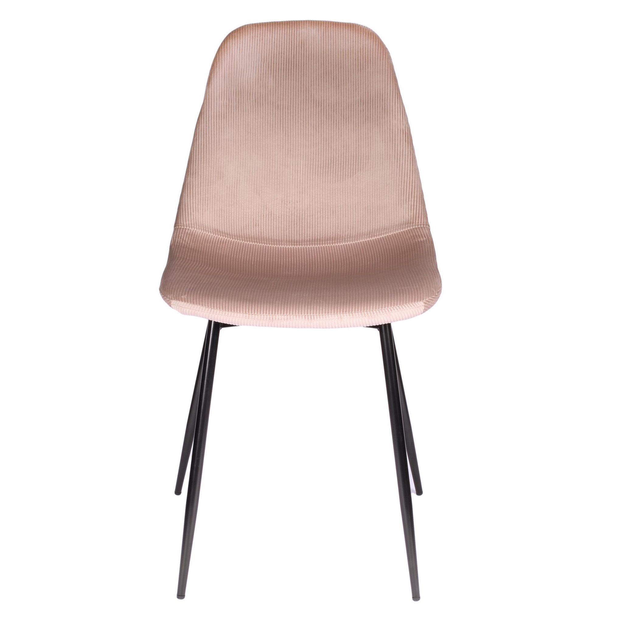 Voir la diapositive 2 : TOILINUX 2 Chaises design velours Giulia
